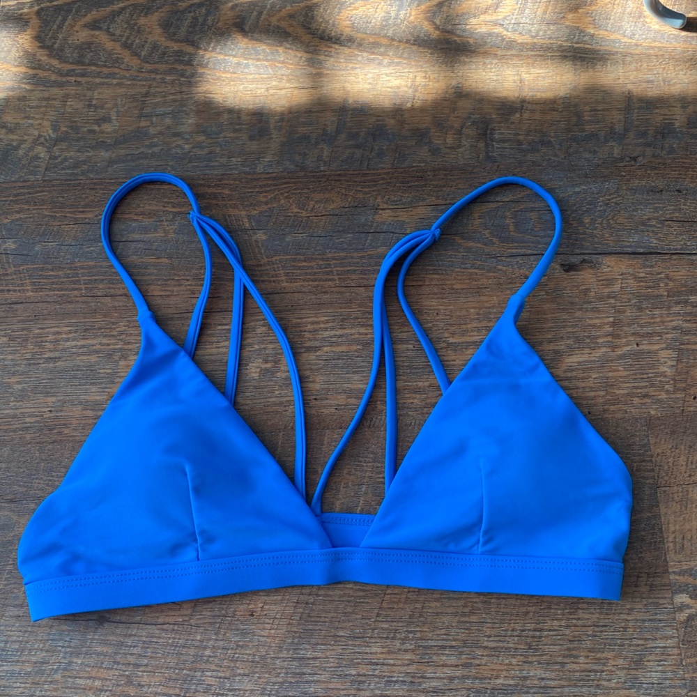 Zaful Strappy Back Swim Top